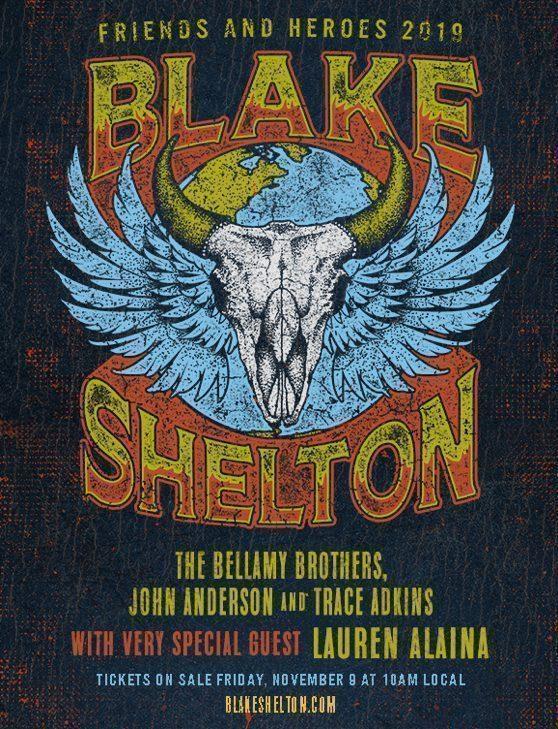 Bellamy Brothers Join Blake Shelton’s “Friends & Heroes 2019” Music Tour
