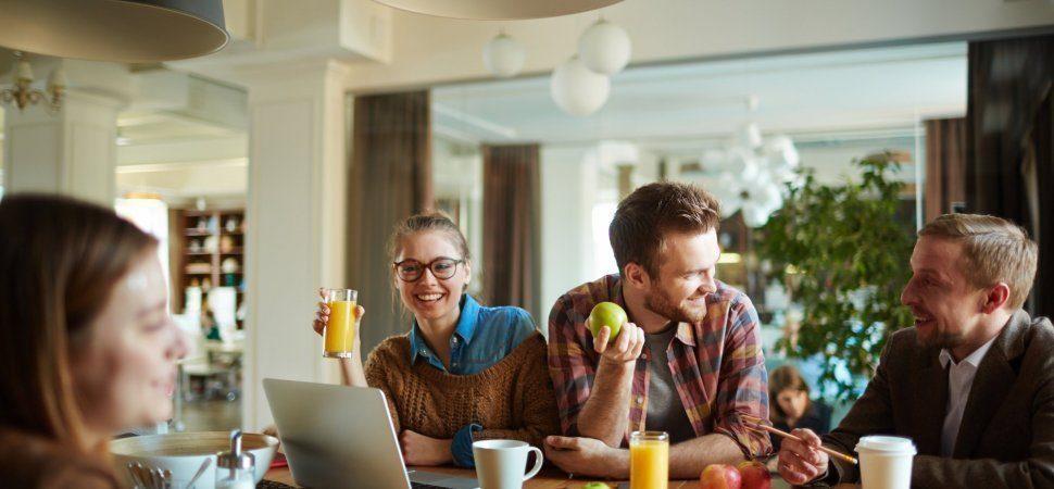 The office of the future is laden with snacks