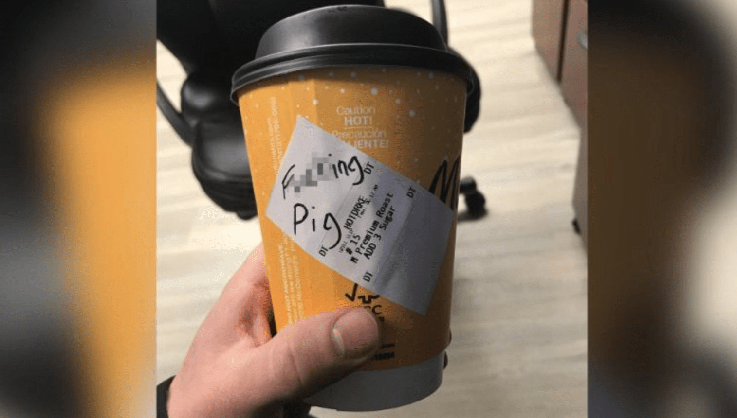 Kansas Police Officer Resigns for Fabricating “F***ing Pig” on McDonald’s Cup