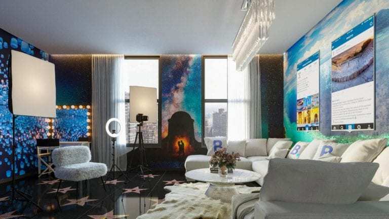 Pop-up hotel by Booking.com
