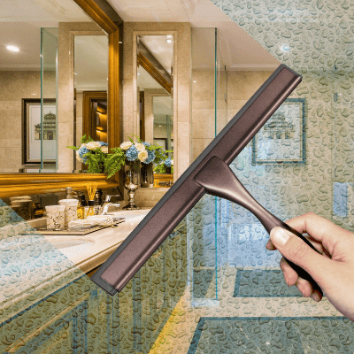 Zenhof Shower Squeegees for Bathroom Shower Glass Cleaner Tool and Shower Wiper Window Cleaner Tool Window Squeegee for Homes Cars Hotels Foldable for Easy Storage 