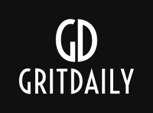 Grit Daily Logo Vertical White