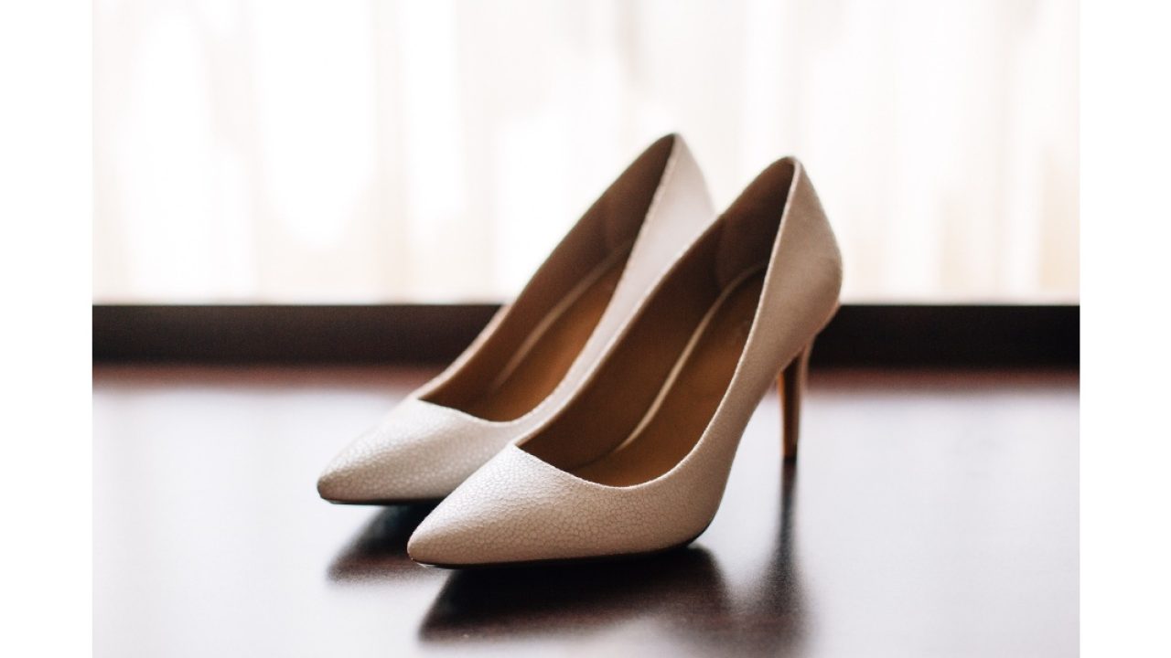 best clear heels