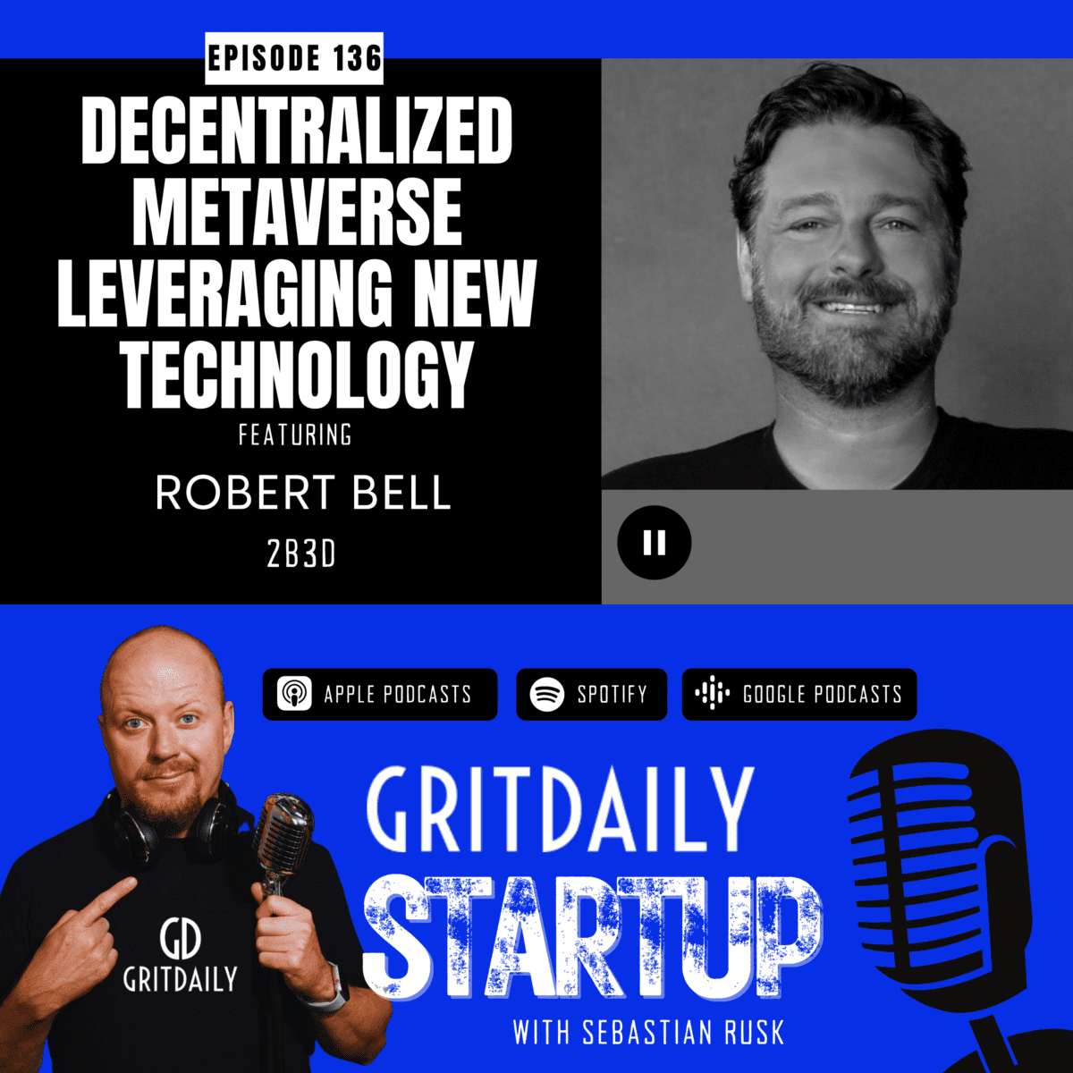 Robert Bell, Founder of 2B3D: Decentralized Metaverse Leveraging New Technology