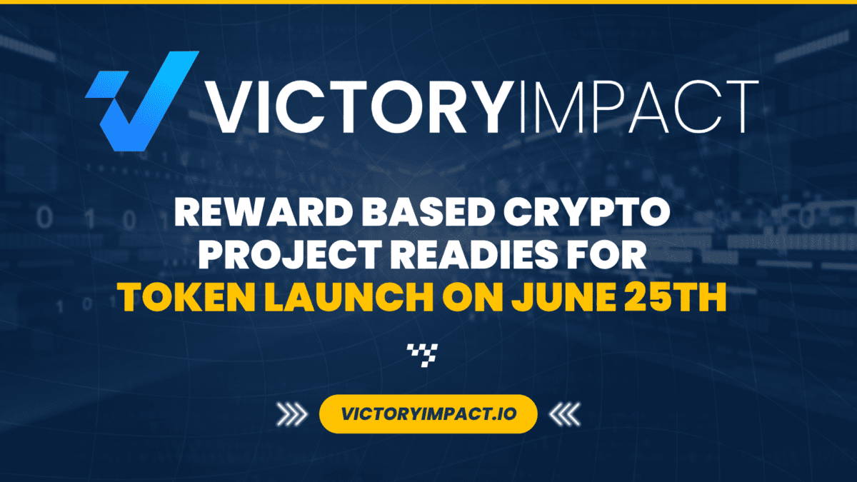 Innovative Crypto-Philanthropy Venture, Victory Impact, Set to Launch June 25th