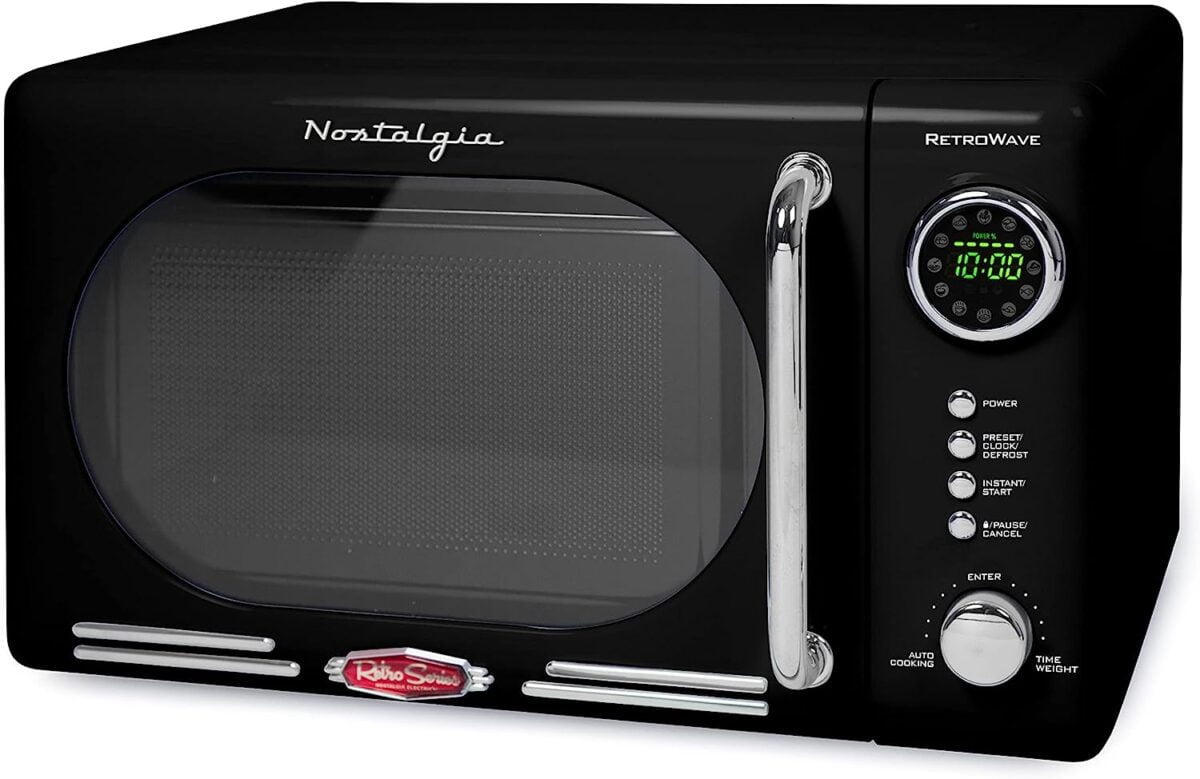 Nostalgia Retro Compact Microwave