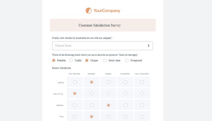 Customer feedback and surveys