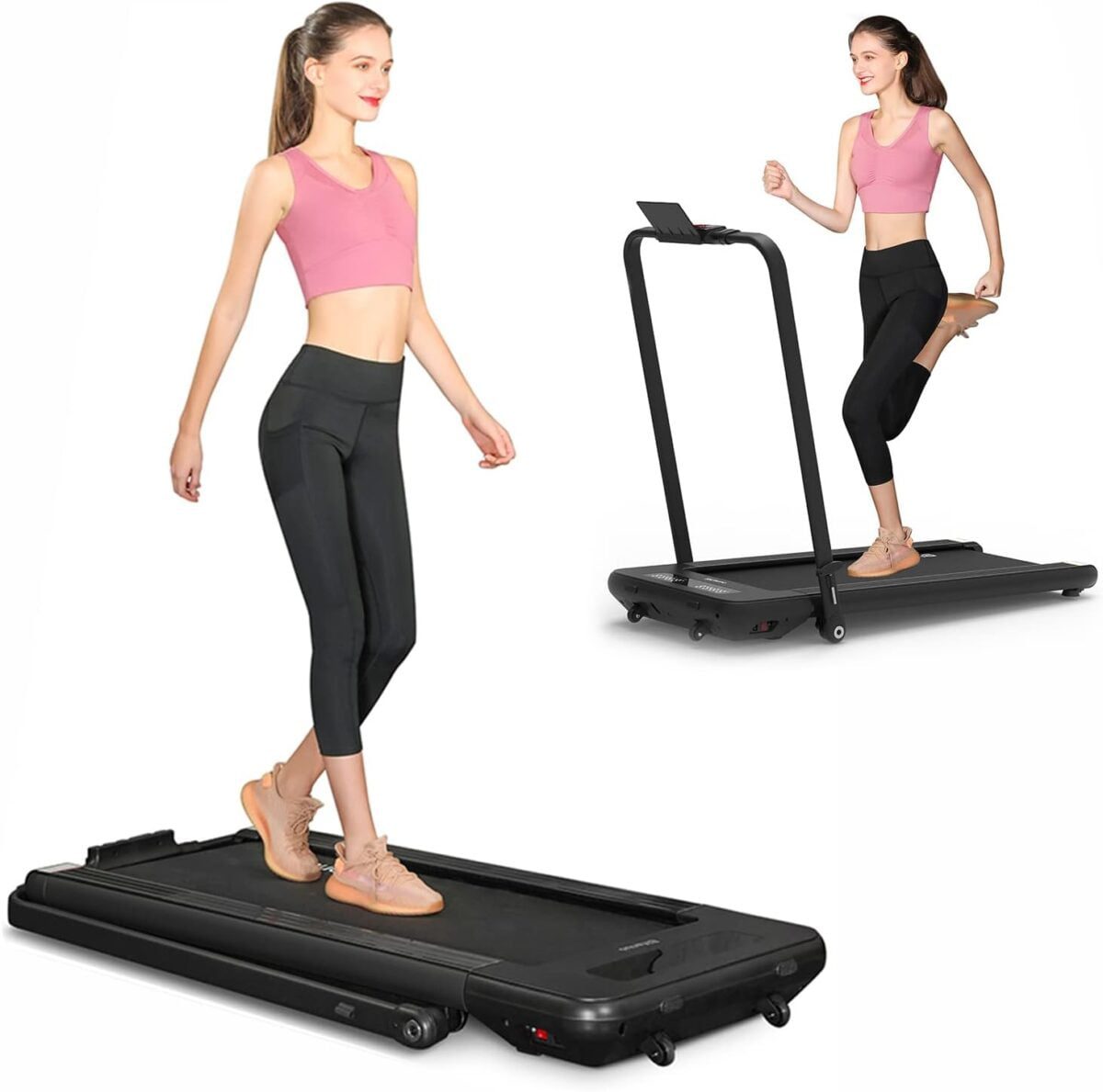 BiFanuo 2 in 1 Foldable Treadmill