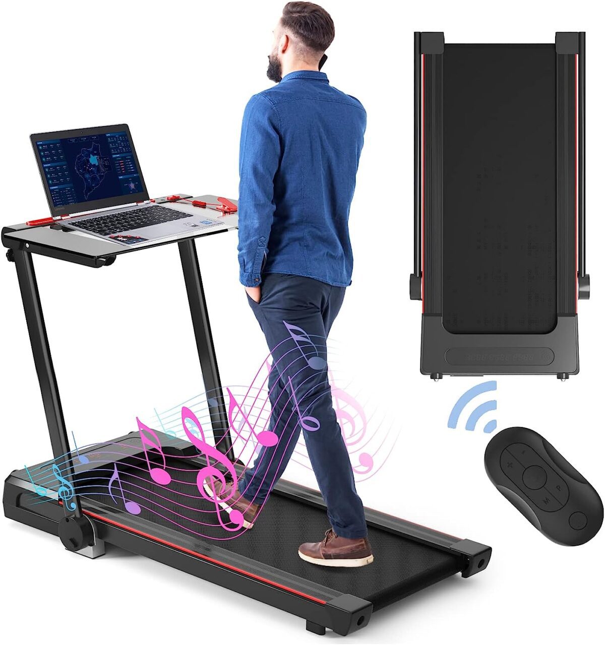 GYMAX Treadmill Desk
