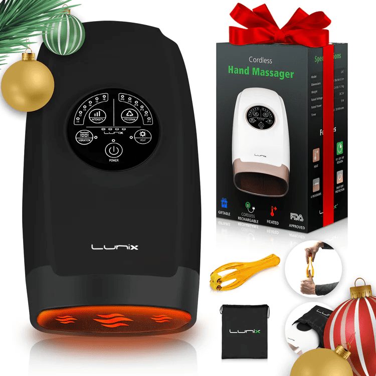 Lunix LX3 Cordless Hand Massager - Holiday Gift Guide