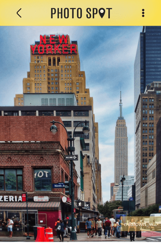 intersection of 34th Street and 9th Avenue