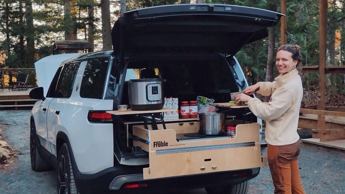 Fruble Storage and Camping Systems for Tesla and Rivian: Now Crowdfunding