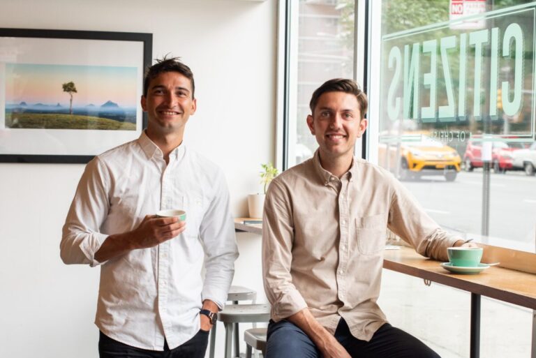 men in coffee shop