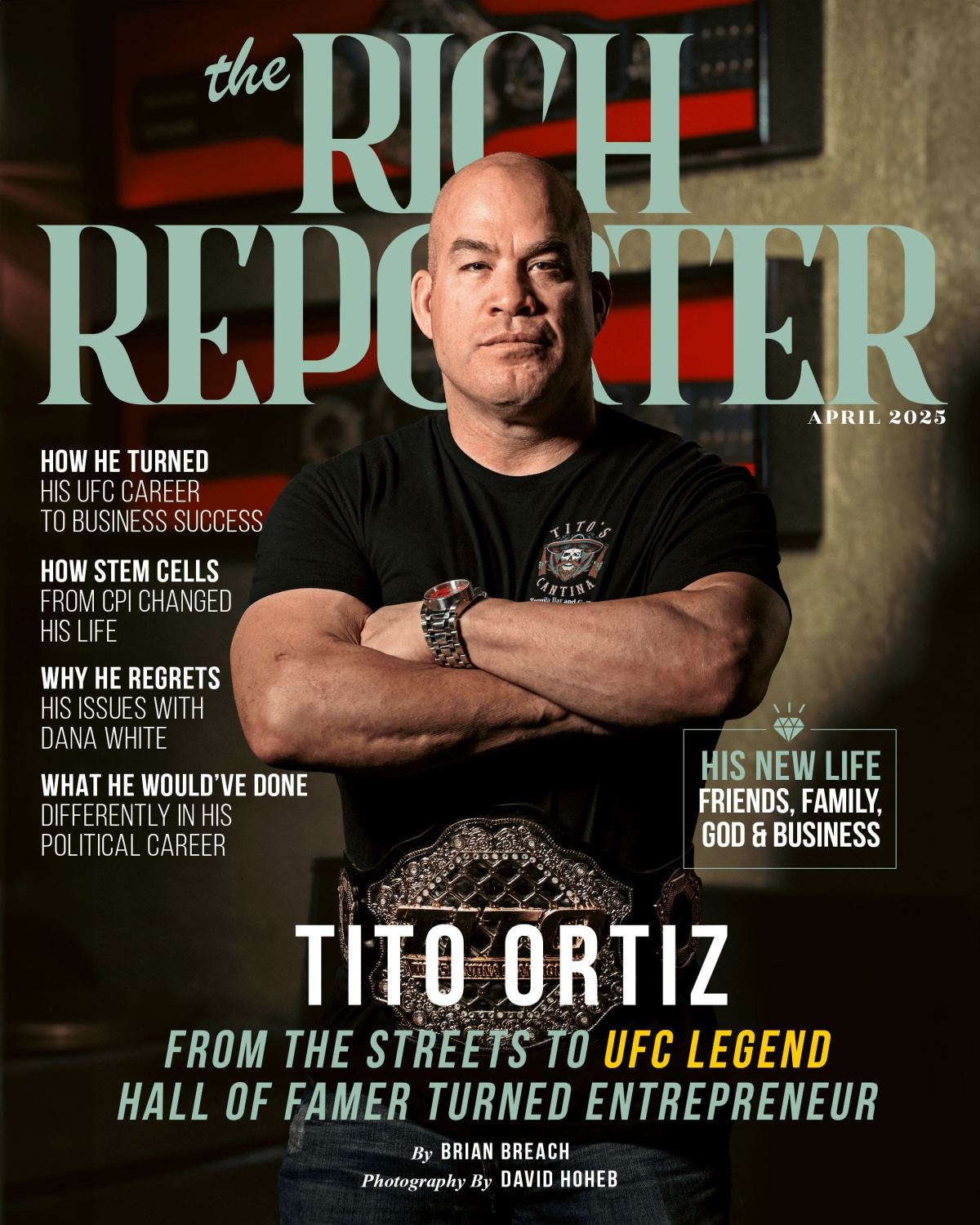 The Rich Reporter Makes Its Print Debut with a Powerhouse Cover Featuring Dana White