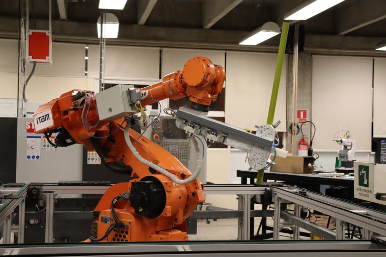 Researchers developing advanced robotics for industrial applications