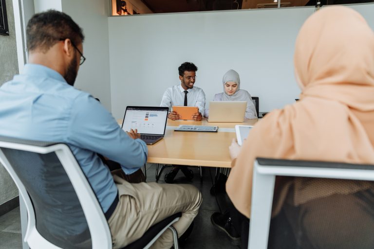 Collaborative efforts in a tech startup environment