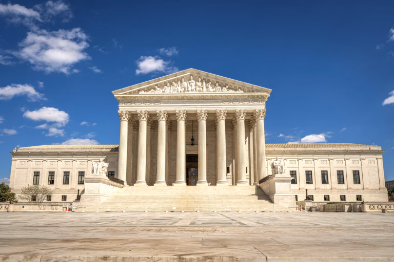 Government courthouse exterior representing federal legal action