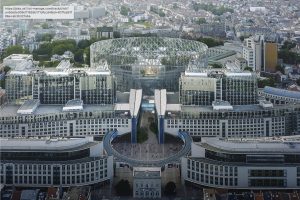 European Parliament building in Brussels
